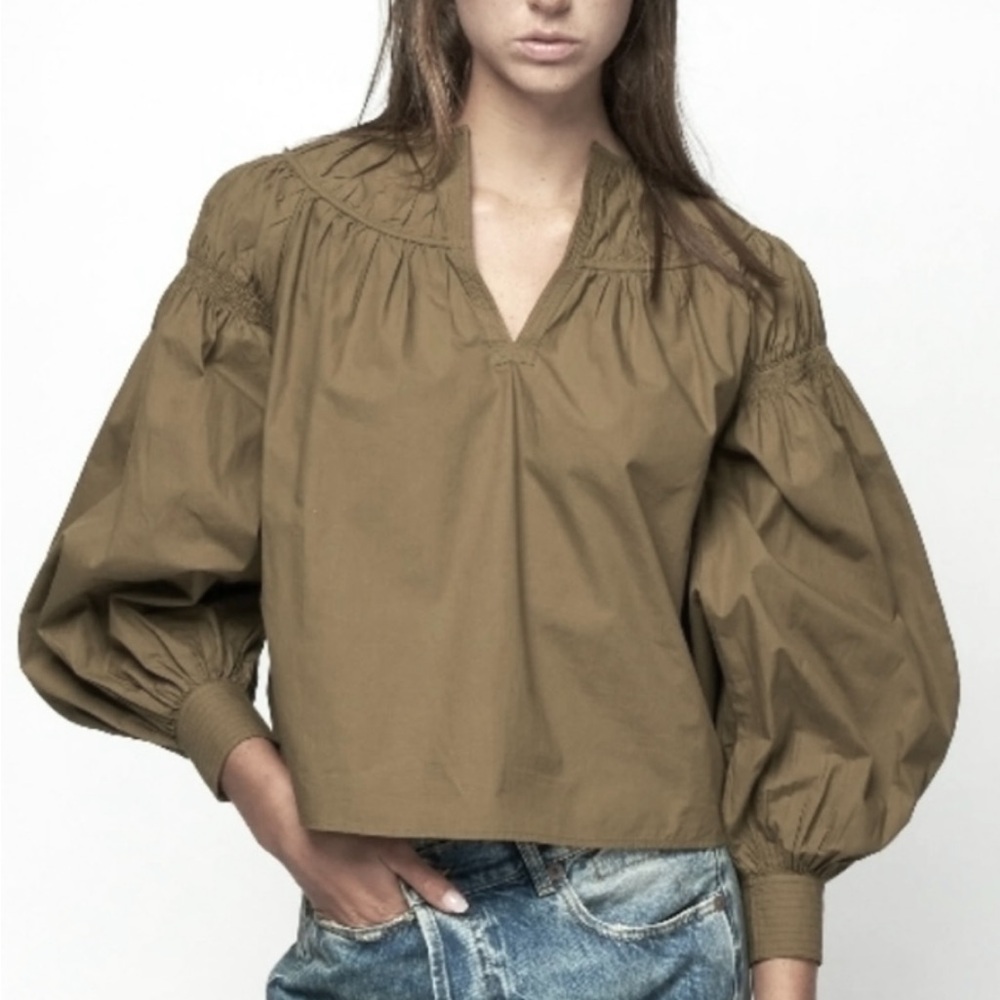 ULLA JOHNSON puff sleeve blouse